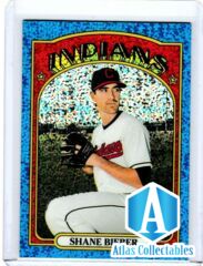 2021 TOPPS HERITAGE SHANE BEIBER BLUE SPARKLE REFRACTOR 47